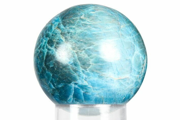 Bright Blue Apatite Sphere - Madagascar #367098